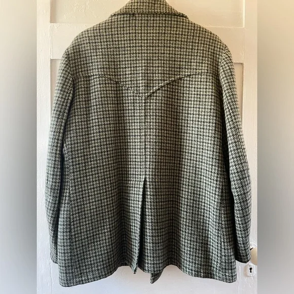 🌻HP🌻True VTG Woolrich 60s Tweed Coat size 44 - Picture 13 of 13